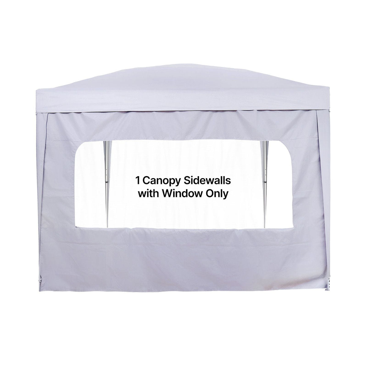 Canopy Sidewalls, Fit for 10 x 10 ft Pop Up Canopy Tent, Tent Side Walls with Waterproof and Sunlight Protection Layer for Outdoor Event Tents, Vendor Booths, Camping (1 Sidewall Only, White)