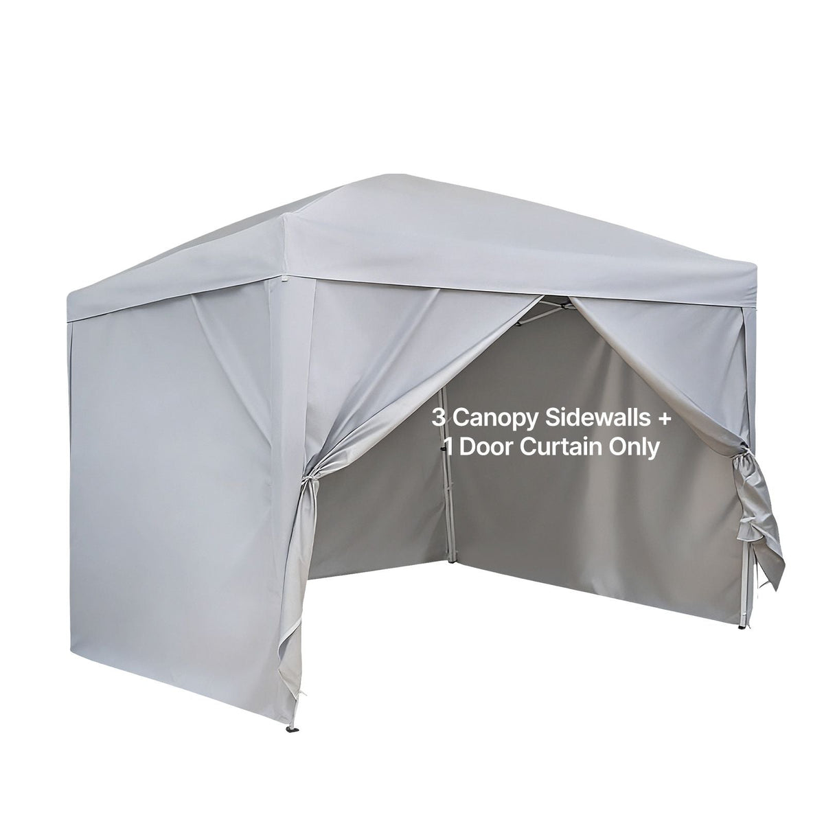 Canopy Sidewalls, Fit for 10 x 10 ft Pop Up Canopy Tent, Tent Side Walls with Waterproof and Sunlight Protection Layer for Outdoor Event Tents, Vendor Booths, Camping (4 Sidewalls Only, White)