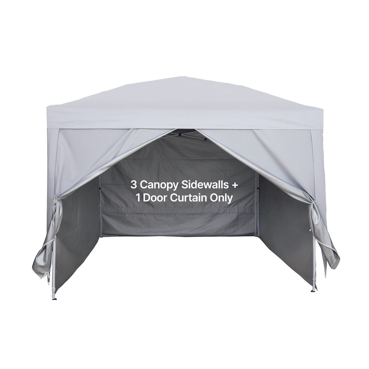 Canopy Sidewalls, Fit for 10 x 10 ft Pop Up Canopy Tent, Tent Side Walls with Waterproof and Sunlight Protection Layer for Outdoor Event Tents, Vendor Booths, Camping (4 Sidewalls Only, White)
