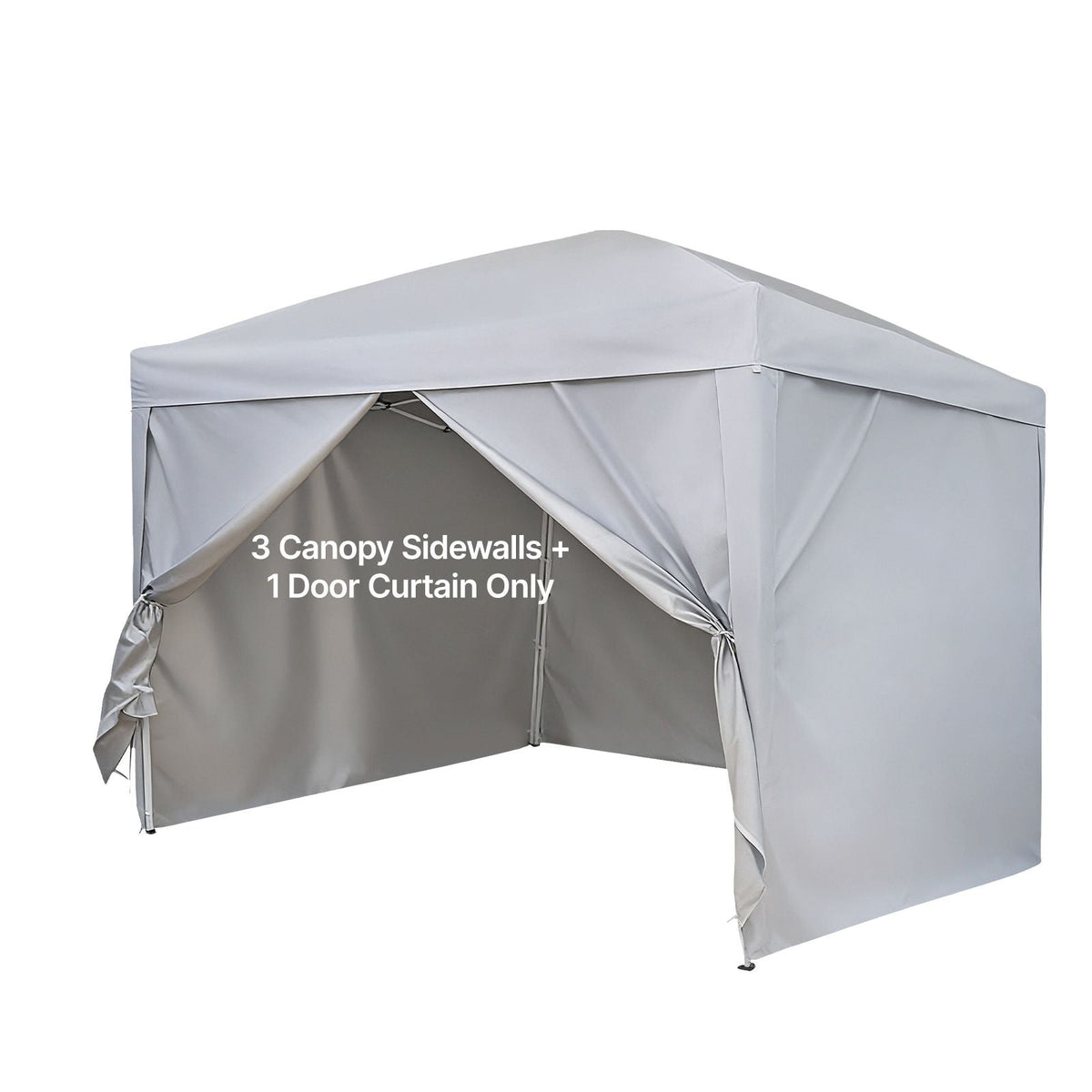 Canopy Sidewalls, Fit for 10 x 10 ft Pop Up Canopy Tent, Tent Side Walls with Waterproof and Sunlight Protection Layer for Outdoor Event Tents, Vendor Booths, Camping (4 Sidewalls Only, White)