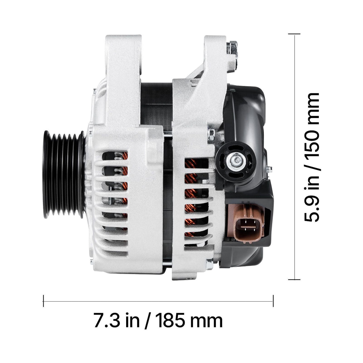 Car Alternator 11032, Fit for Toyota Highlander V6 3.3L 2004-2007, Sienna 2004-2006, Lexus RX330 3.3L 2004-2006, Automotive Replacement Alternator 27060-0A100, 27060-0A130, AL3315X, 400-52140R