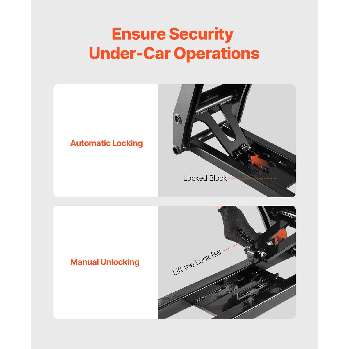 Car Lift, 7000 lbs Capacity Car Lifts for Home Garage, 3-Level Adjustable with 29.4" Lift Height & Remote Control, Auto Lock Portable Car Lift with 4 Rubber Pads & 4 Lifting Columns