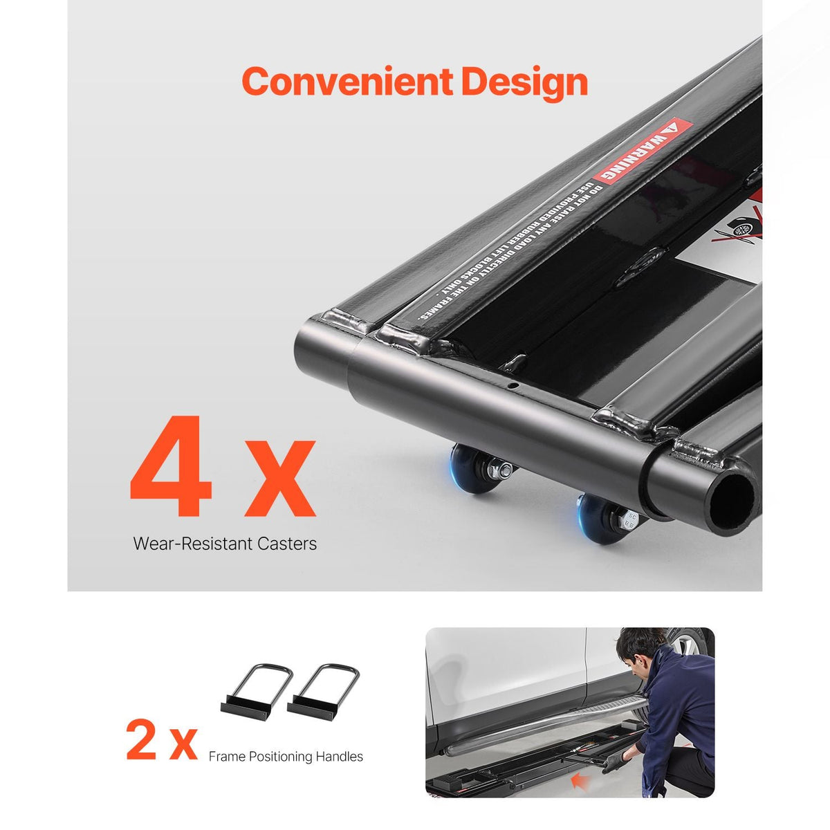Car Lift, 7000 lbs Capacity Car Lifts for Home Garage, 3-Level Adjustable with 29.4" Lift Height & Remote Control, Auto Lock Portable Car Lift with 4 Rubber Pads & 4 Lifting Columns