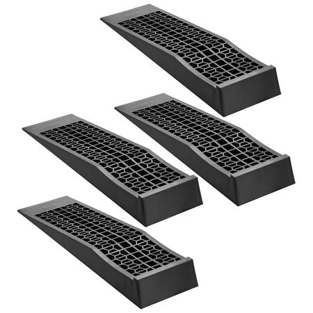 Car Ramps, 4 PCS 20000 lbs GVW Capacity, 2.56 in Lift Height, Portable Low Profile Car Service Ramps for Home Garage Maintenance & Oil Changes, Heavy Duty for Low Chassis Vehicle & Support Jack