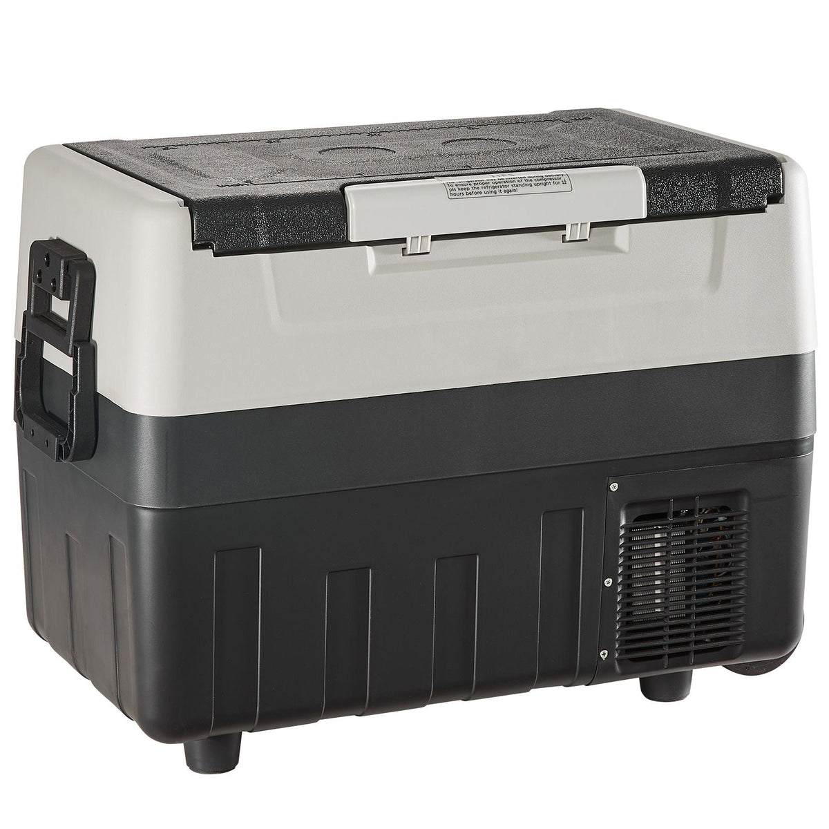Car Refrigerator, 12 Volt Car Refrigerator Fridge, 48 QT/45 L Dual Zone Portable Freezer, -4-50 Fahrenheit Adjustable Range, 12/24V DC and 100-240V AC Compressor Cooler for Outdoor, Camping, RV