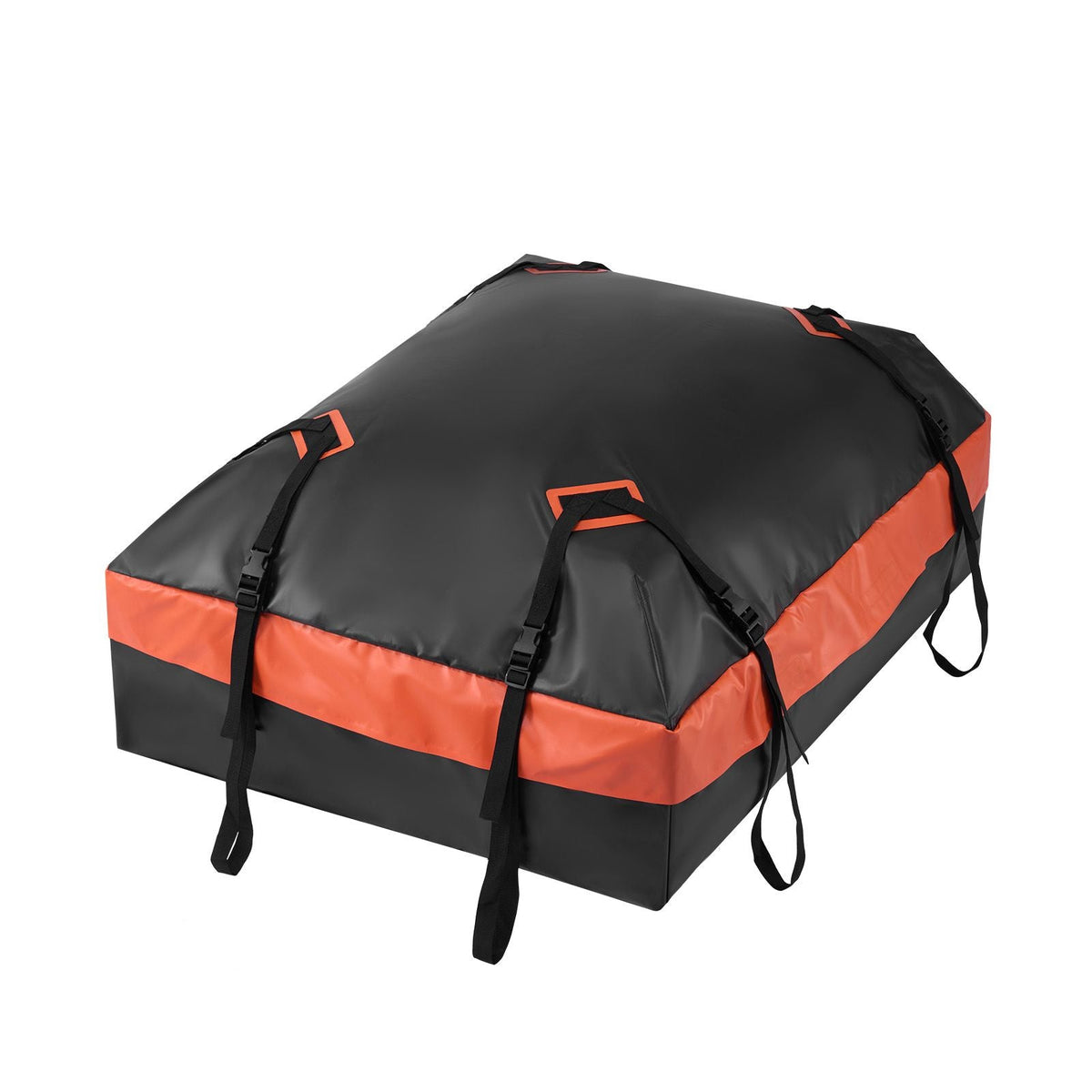 Car Rooftop Cargo Carrier Bag, 15 Cubic Feet Car Roof Cargo Carrier, 100% Waterproof Heavy Duty 840D PVC Roof Luggage Bag for All Vehicle with/without Rack- with Lock, Non-Slip Mat, 4 Door Hooks
