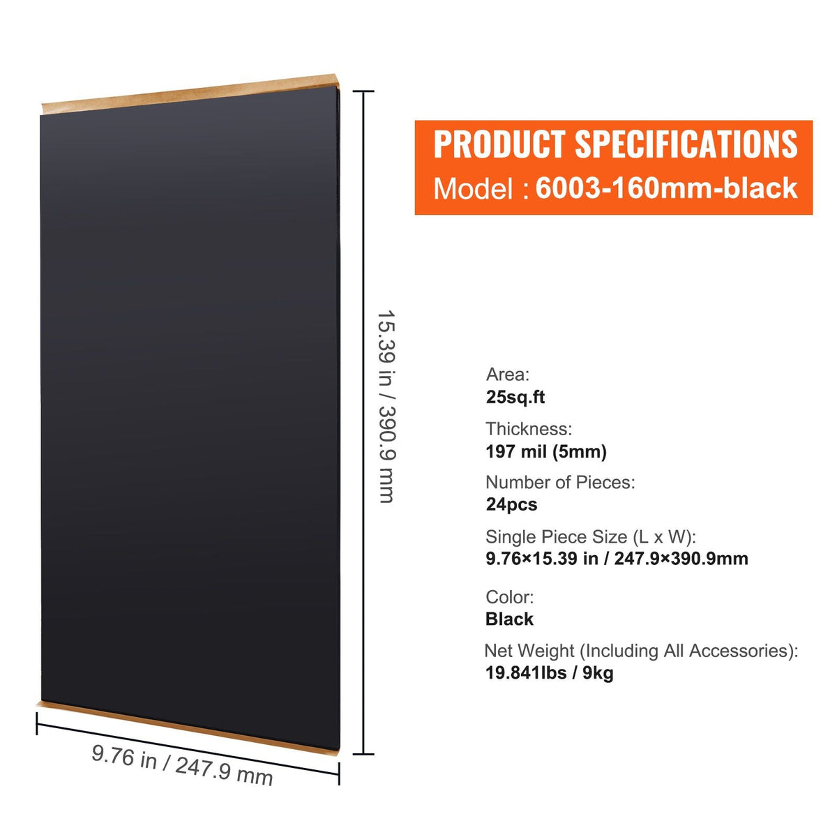 Car Sound Deadening Mat, 200 mil 25 sqft Car Sound Dampening Material, Butyl Automotive Sound Deadener, Noise Insulation and Vibration Dampening Material for Car