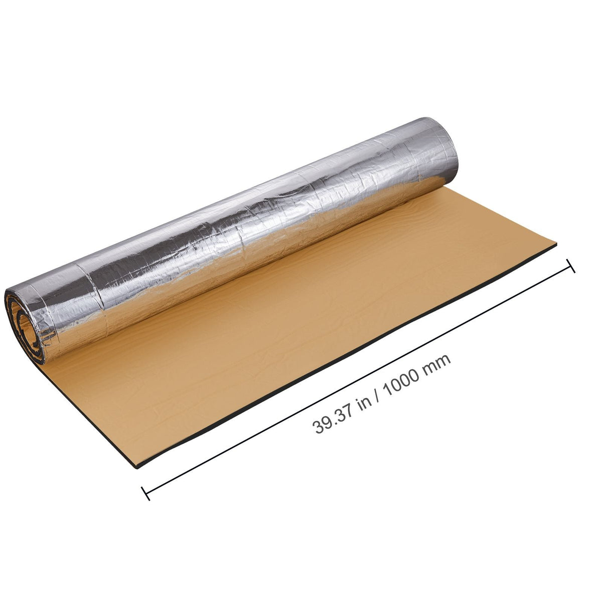 Car Sound Deadening Mat, 400 mil 16 sqft Automotive Sound Deadener, High Density Foam Sound Deadener Material & Heat Barrier, Double Layer Waterproof Structure Acoustic Insulation Mat
