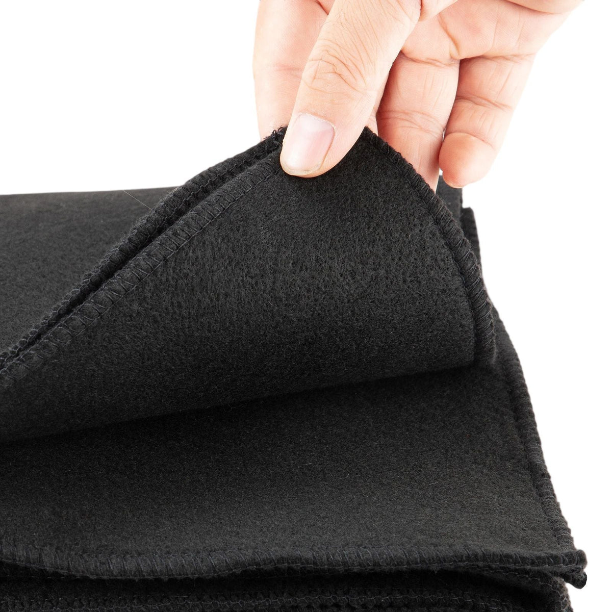 Carbon Felt Welding Blanket, 40" x 40" Flame Retardant Welding Blanket, Up to 1800 Fahrenheit Heat Resistant Safety Protection Blanket, 3.5mm Thickened Carbon Fiber Fireproof Insulation Mat Pad