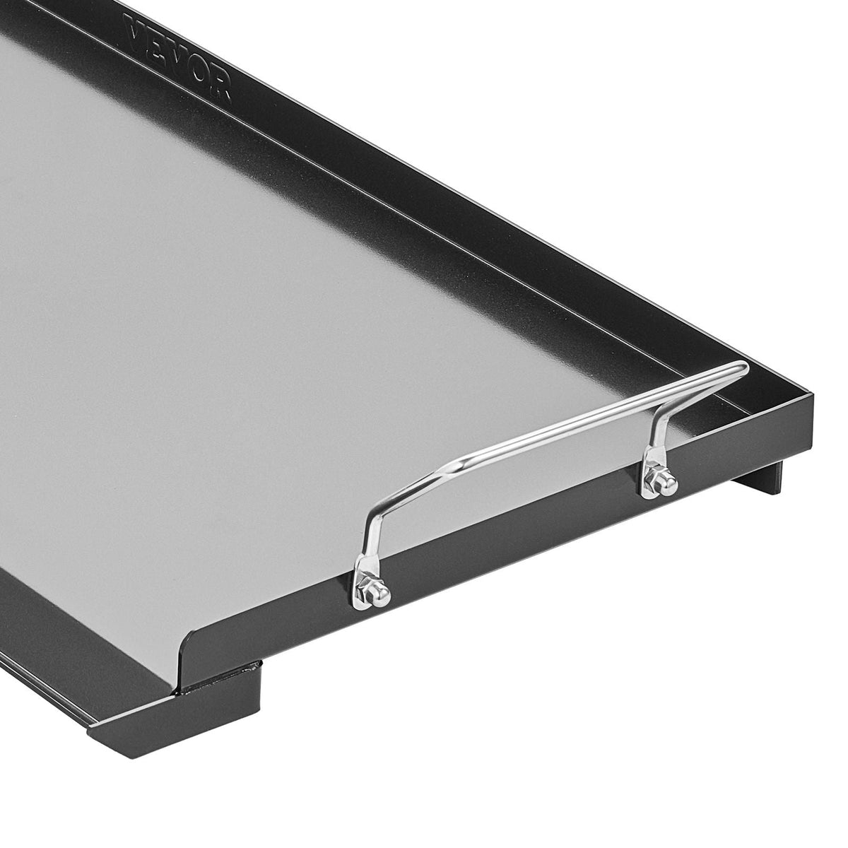 Carbon Steel Griddle, 32x14 inch Universal Flat Top Rectangular Plate, Gas Grill Griddle for BBQ Grill, Teppanyaki, Portable Family Cookware with Handle, for Camping Tailgating Party