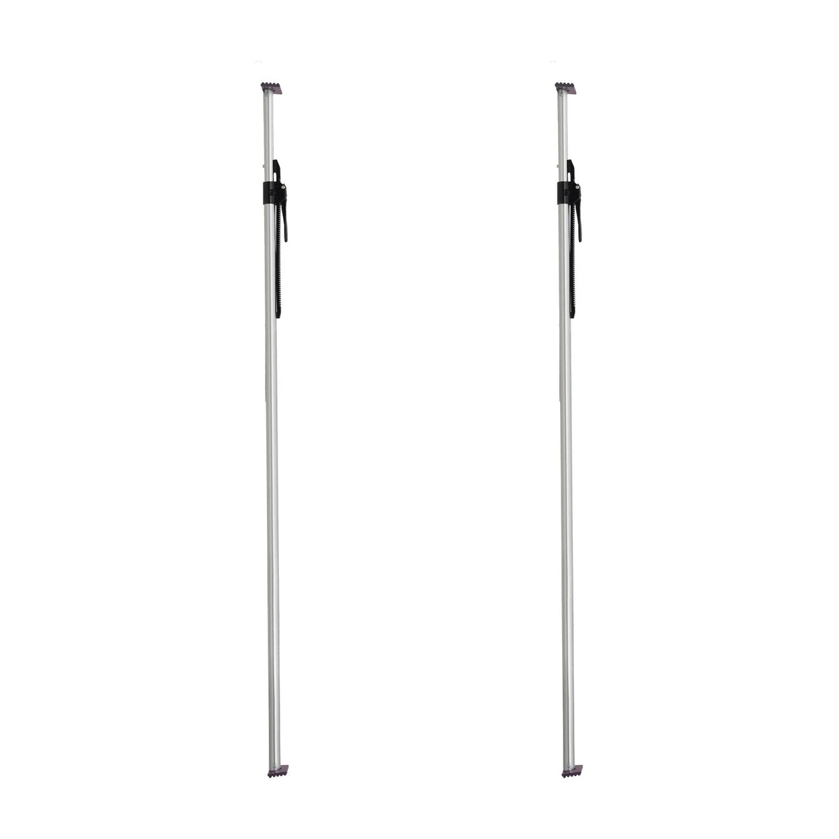 Cargo Bar, Ratcheting Cargo Bar Adjustable from 89" to 104", Heavy-duty Steel Cargos Stabilizer with Non-Slip Foot Pads, Truck Bed Load Lock Bars for Box Trucks, Semi-Trailers, Trailers (2PCS)