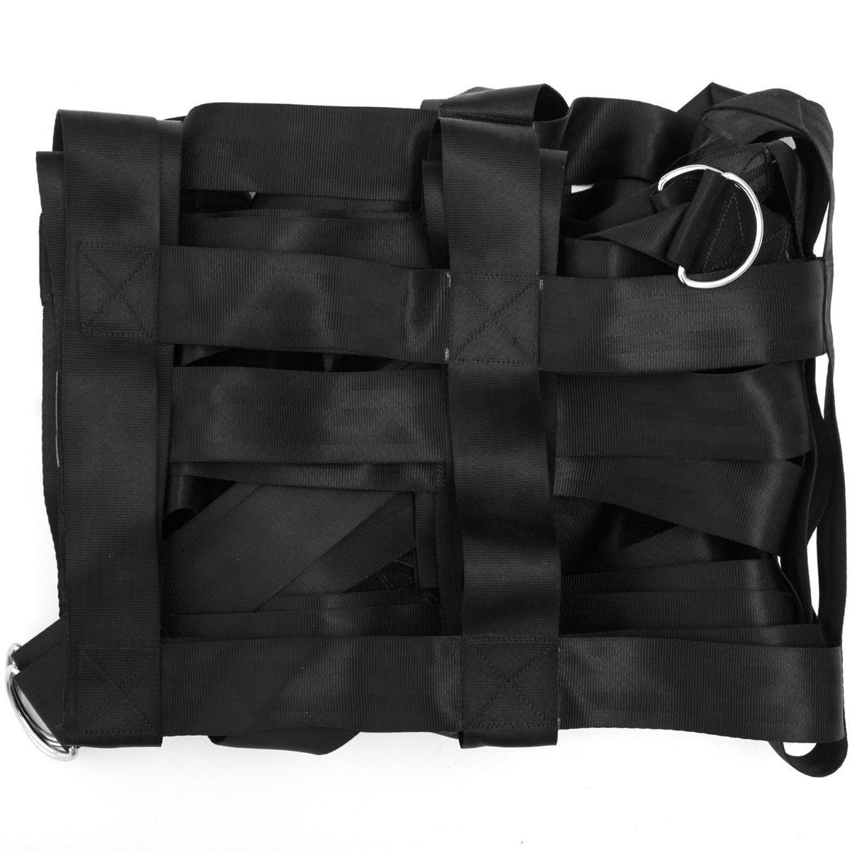 Cargo Net, 4.2\' x 5.5\' Cargo Net for Pickup Truck Bed, Heavy Duty Cargo Nets with Cam Buckles & S-Hooks & Cross Strap, Truck Bed Cargo Net for Trailer SUV Roof Rack (50\" x 66\")