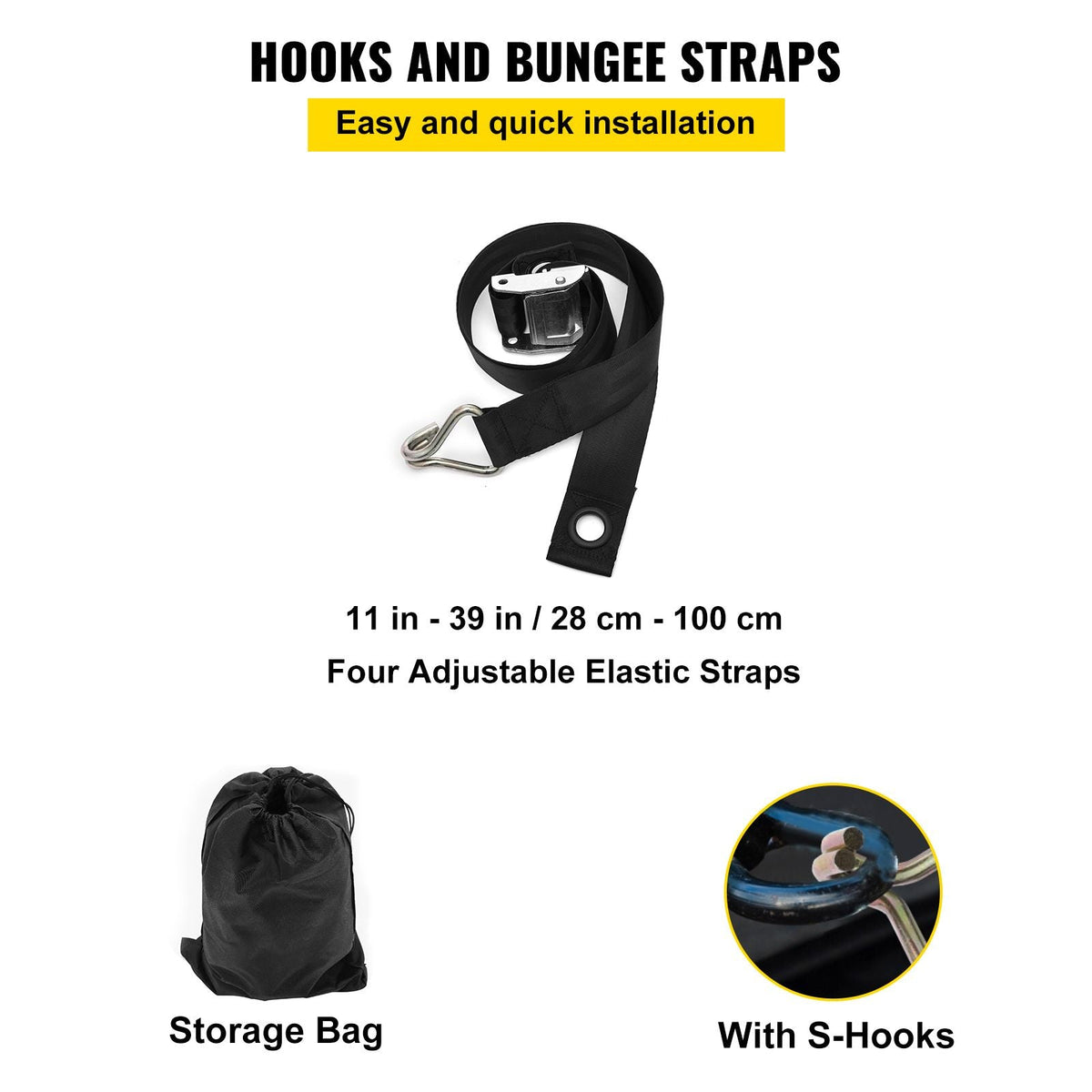 Cargo Net with Mesh, 8\' x 6.7\' Cargo Net for Pickup Truck Bed, Heavy Duty Cargo Nets with Cam Buckles & S-Hooks & Cross Strap, Truck Bed Cargo Net for Trailer SUV Jeeps(96\" x 80\")
