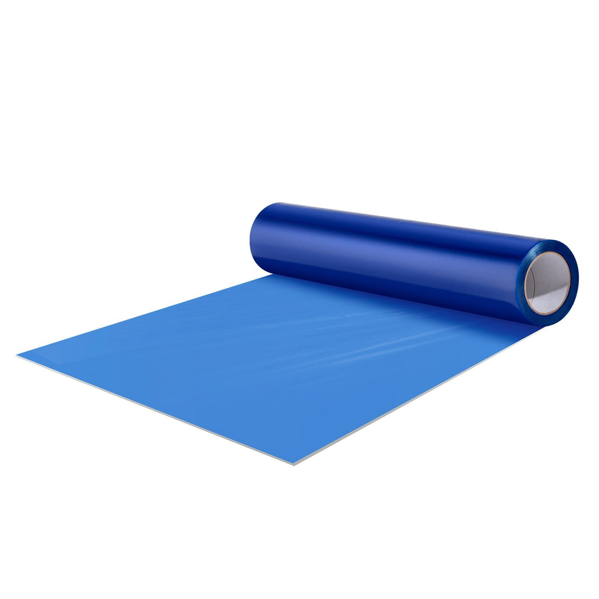 Carpet Protection Film, 24" x 200' Floor and Surface Shield with Self Adhesive Backing & Easy Installation, Polyethylene Adhesive Car Mat Protector Roll for Construction Renovation, Blue