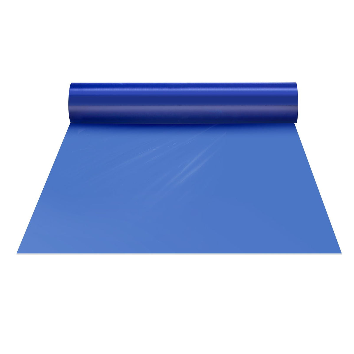 Carpet Protection Film, 24" x 200' Floor and Surface Shield with Self Adhesive Backing & Easy Installation, Polyethylene Adhesive Car Mat Protector Roll for Construction Renovation, Blue