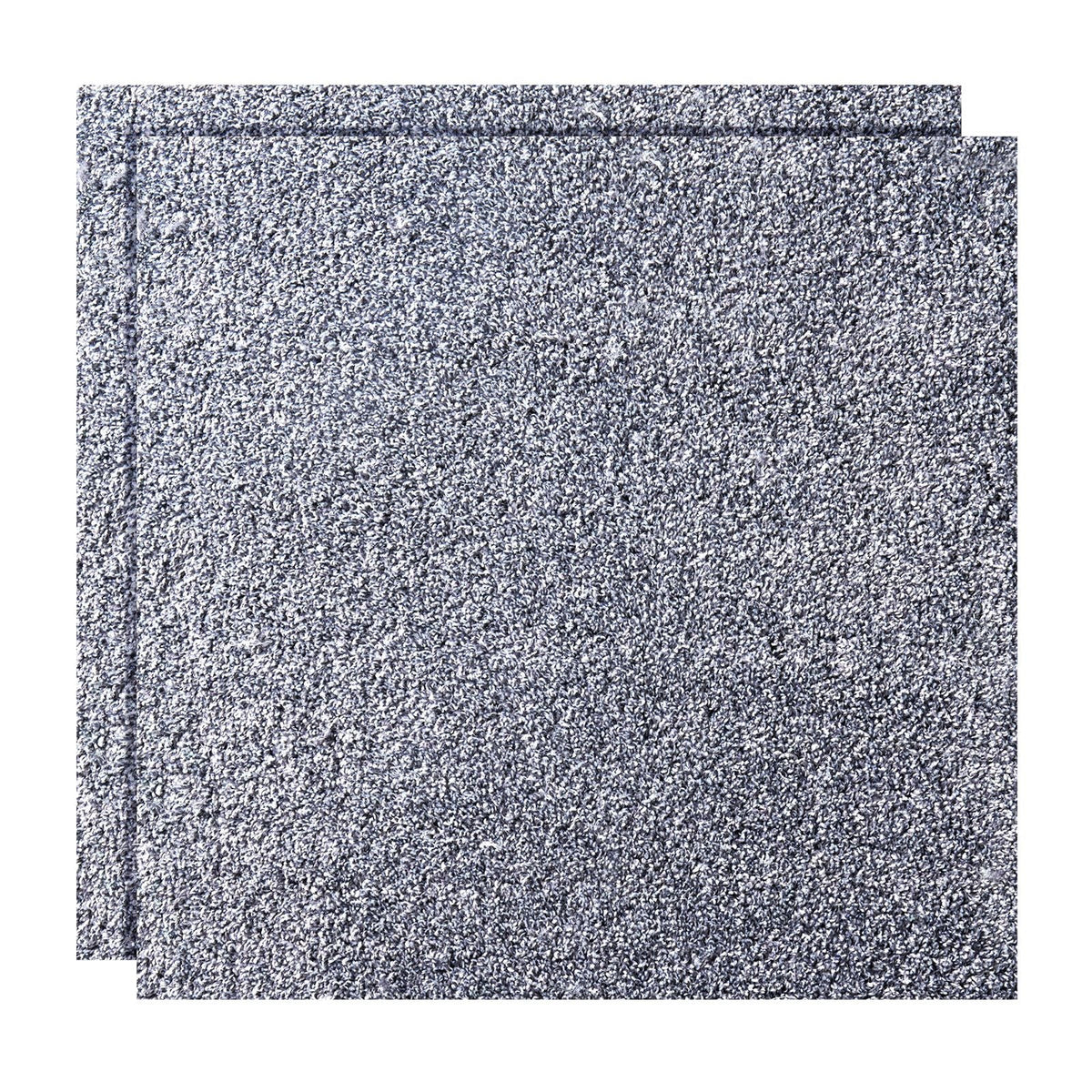 Carpet Tiles 18x18 inch, 10 Pack Carpet Square Rug Detachable & Damage-free, Self Adhesive Home Floor Soft Plush Padded for 22.5sq.ft Coverage, Easy DIY for Living Room & Bedroom, Gray