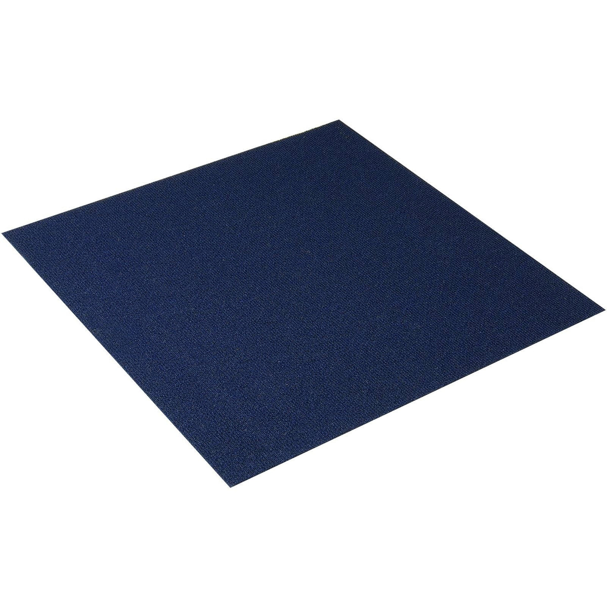 Carpet Tiles Peel and Stick, 24' x 24' Squares Self Adhesive Carpet Floor Tile, Soft Padded Carpet Tiles, Easy Install DIY for Bedroom Living Room Indoor Outdoor (15Tiles, Dark Blue)