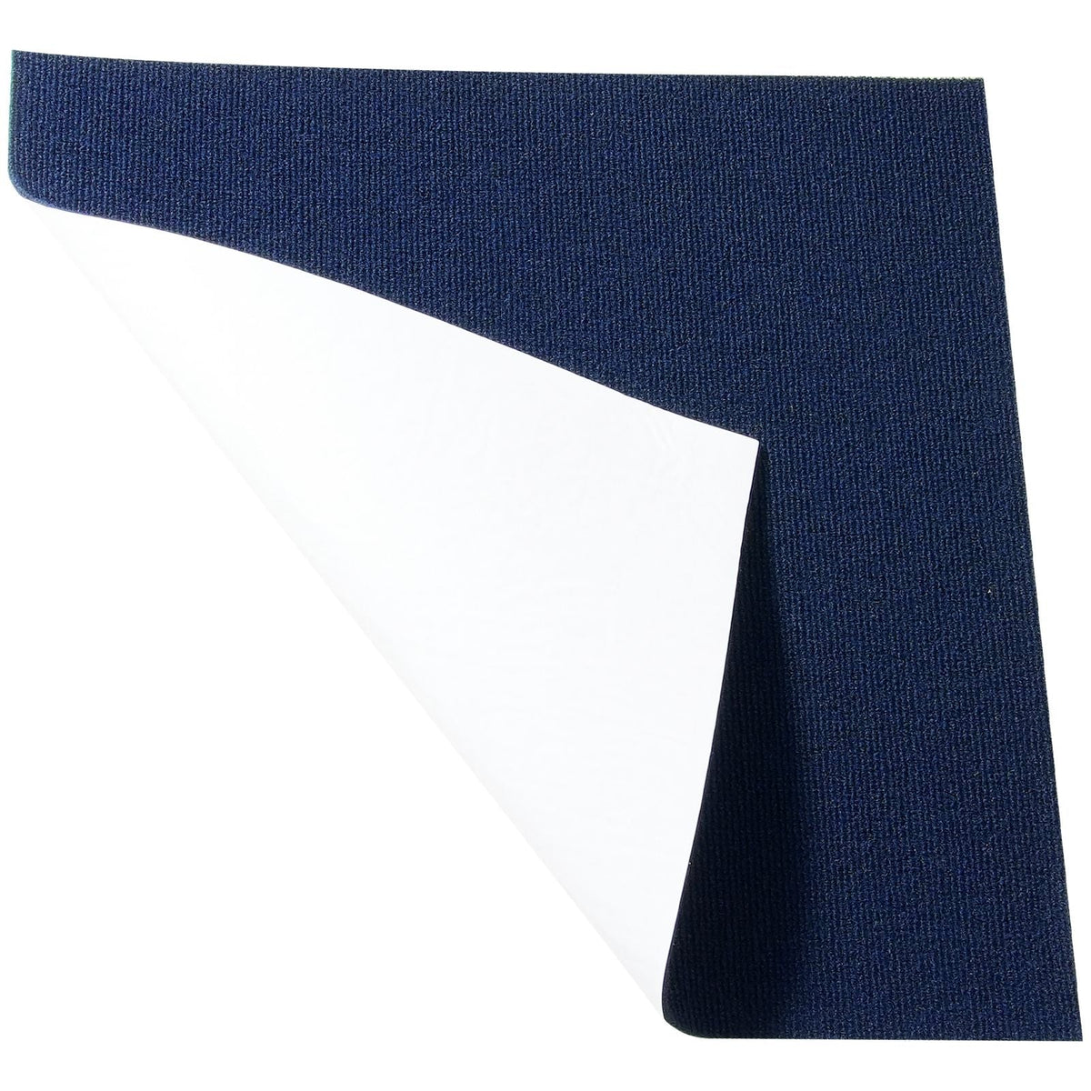Carpet Tiles Peel and Stick, 24' x 24' Squares Self Adhesive Carpet Floor Tile, Soft Padded Carpet Tiles, Easy Install DIY for Bedroom Living Room Indoor Outdoor (15Tiles, Dark Blue)