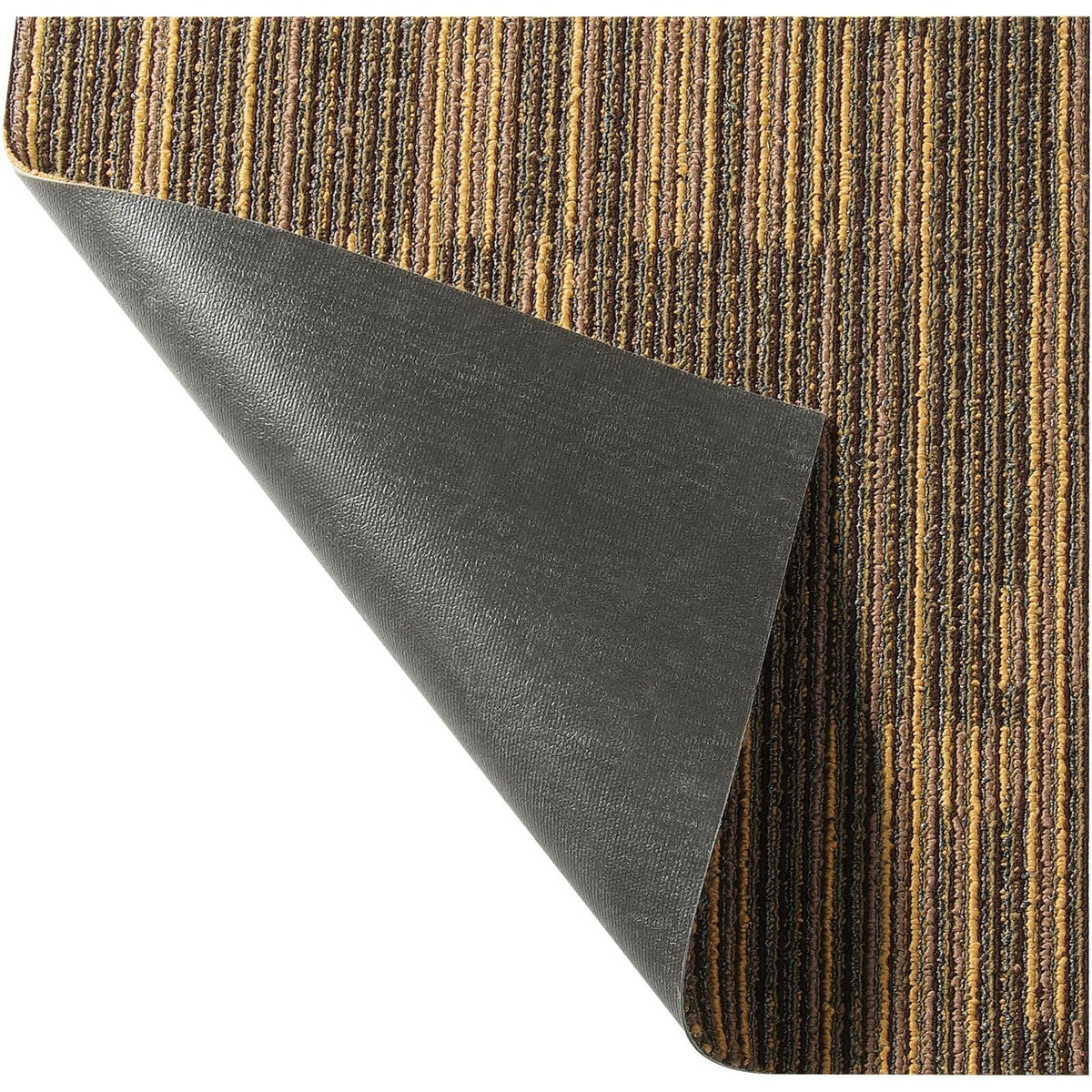 Carpet Tiles Reusable, 20"x 20"Carpet Squares With Padding Attached, Soft Padded Carpet Tiles, Easy Install DIY for Bedroom Living Room (12Tiles, Mixed Brown)