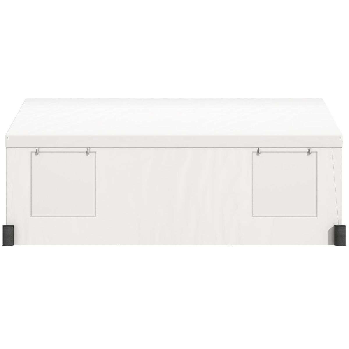 Carport, 12 x 20 ft Heavy Duty Car Canopy with Roll-up Ventilated Windows, Extra Large Portable Garage with Removable Sidewalls, Waterproof UV Resistant All-Season Tarp for SUV, Truck, Boat