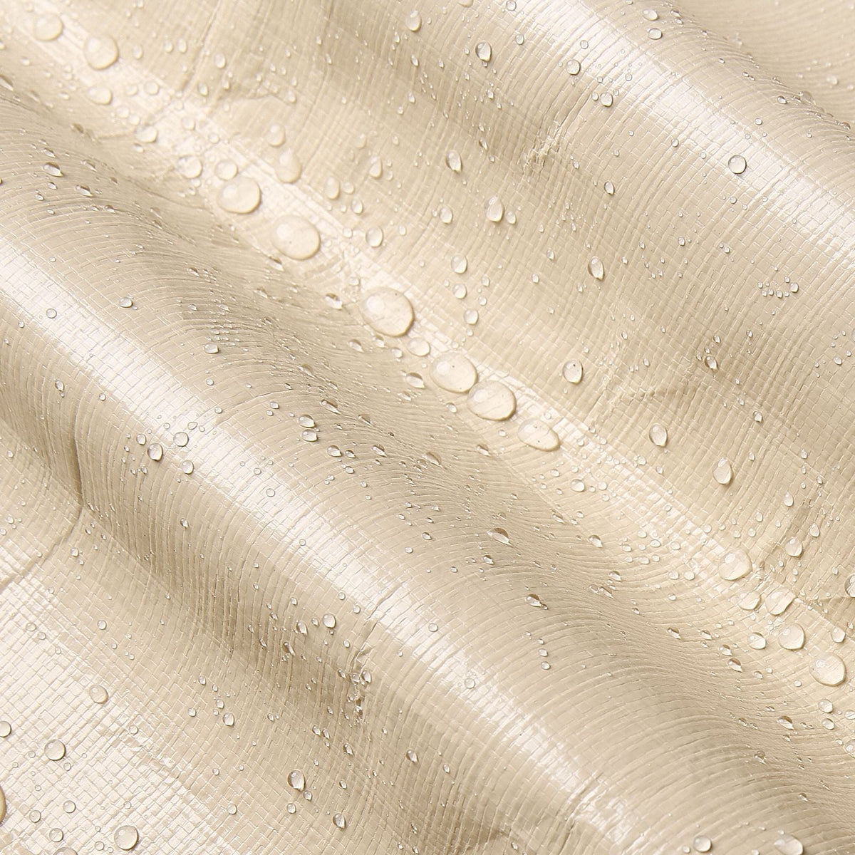 Carport Replacement Canopy, 12 x 20 ft Potable Garage Tent Top Tarp, UV-Resistant & Waterproof Car Shelter Tarp, Heavy Duty Car Port Cover with Ball Buggees, Beige, Frame Not Included