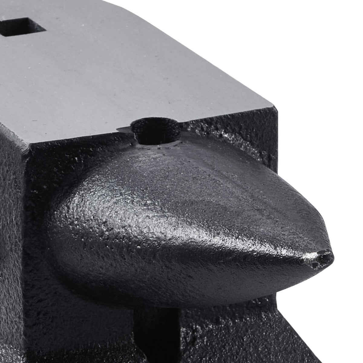Cast Iron Anvil, 22 Lbs/10kg Single Horn Anvil, with Large Countertop and Stable Base, High Hardness Rugged Round Horn Anvil Blacksmith, for Shaping, Bending