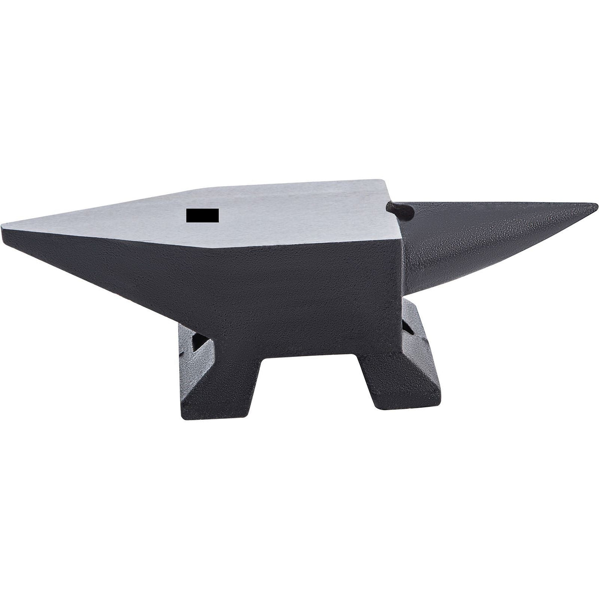 Cast Iron Anvil, 22 Lbs/10kg Single Horn Anvil, with Large Countertop and Stable Base, High Hardness Rugged Round Horn Anvil Blacksmith, for Shaping, Bending
