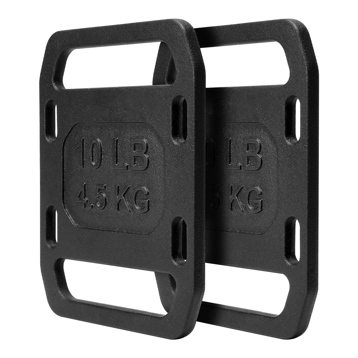 Cast Iron Ruck Weights, 10LB Pair Ruck Plate, Weighted Weights for Rucking, Adjustable Ruck Plate with Straps, for Rucking, Swings, Squat, Strength Training, Weightlifting, Fitness Workout