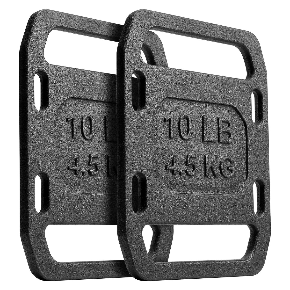 Cast Iron Ruck Weights, 10LB Pair Ruck Plate, Weighted Weights for Rucking, Adjustable Ruck Plate with Straps, for Rucking, Swings, Squat, Strength Training, Weightlifting, Fitness Workout
