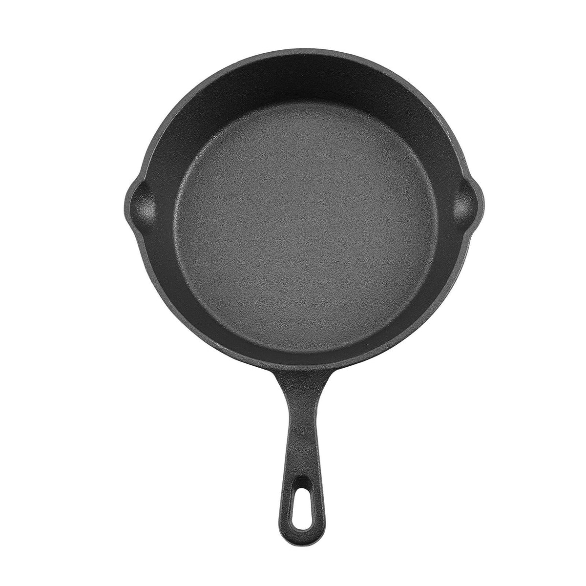 Cast Iron Skillet, 4-Piece Frying Pan Set (6, 8, 10, 12 in), Skillets with Heat-Resistant Silicone Handle, Pre-Seasoned Chef's Pan, Kitchen Cookware, for Oven, Gas, Electrical, Induction, Black