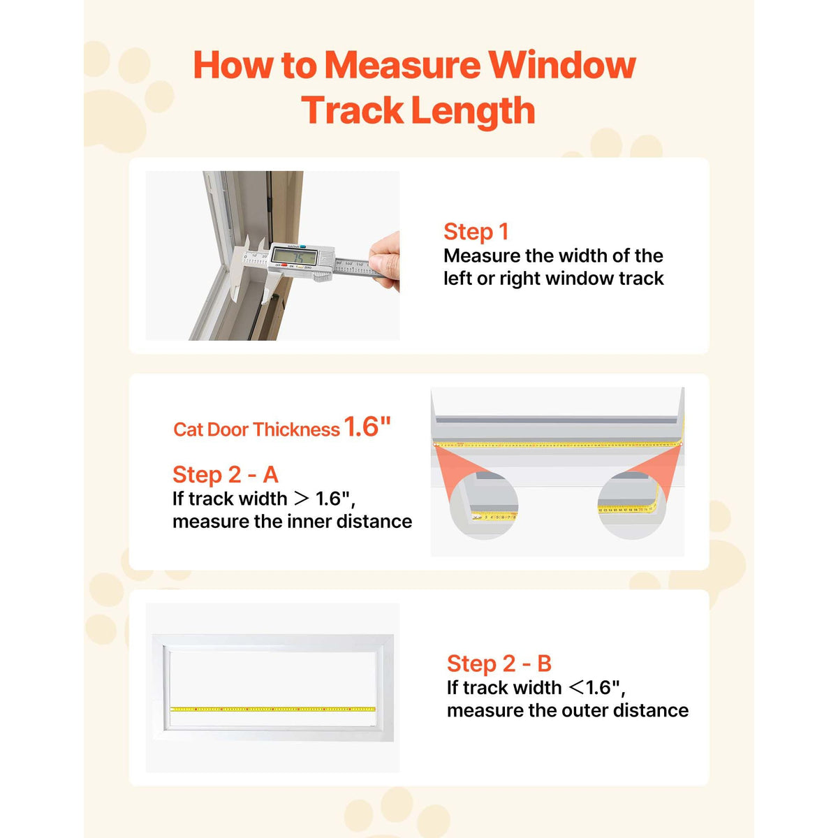 Cat Door for Window, Adjustable to Fit Window Width 35"-40", 4 Secure Lock Modes, Aluminum Frame and High-Transparency Glass, Magnetic Closure, Weatherproof Quick-Fit Pet Door for Cats, White