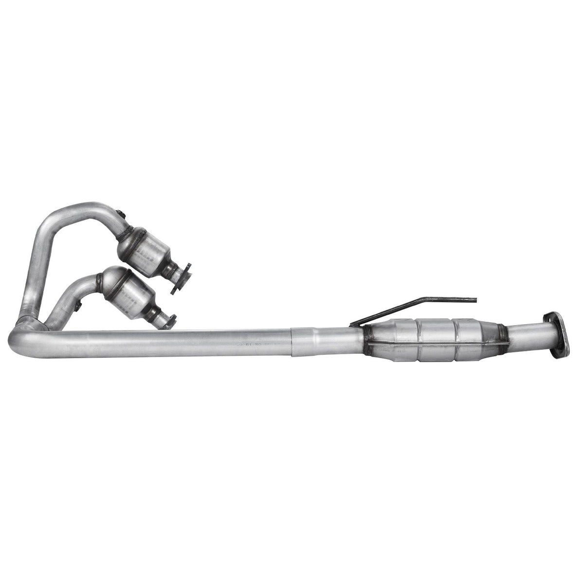 Catalytic Converter, 2 Pack, Compatible with 2004-2006 Jeep Wrangler 4.0L L6, Front, Rear, Replacement OE 645174, Stainless Steel Material High Flow Converter, for Exhaust Gas Purification
