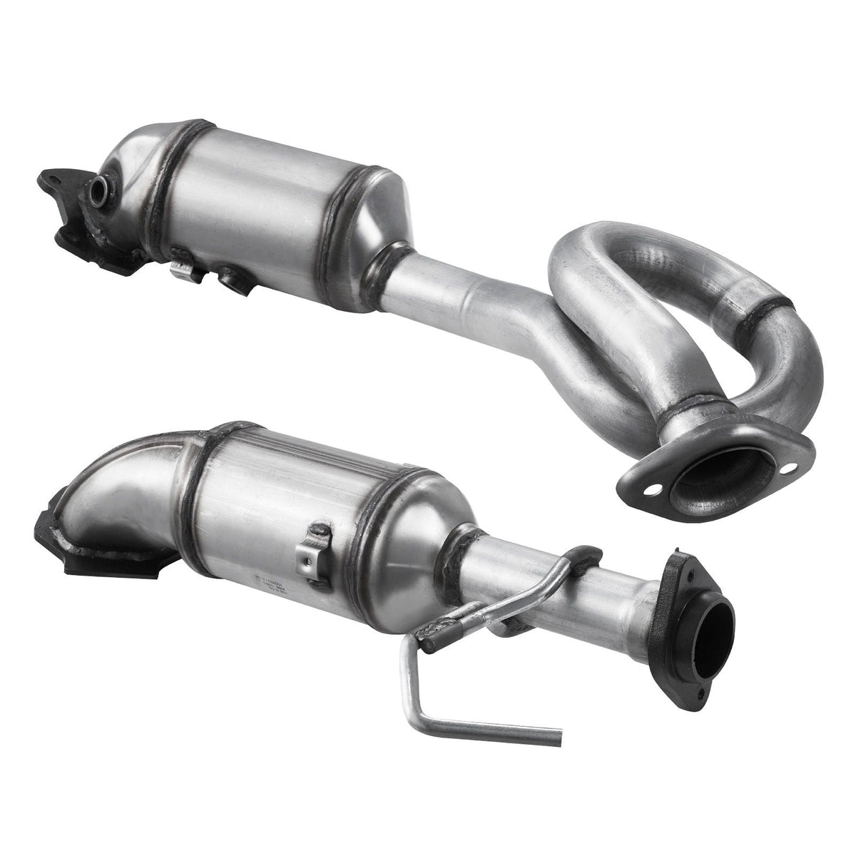 Catalytic Converter, 2 Pack, Compatible with 2012-2017 Jeep Wrangler 3.6L V6, Front, Replacement OE 641511, Stainless Steel Material High Flow Catalytic Converter, for Exhaust Gas Purification