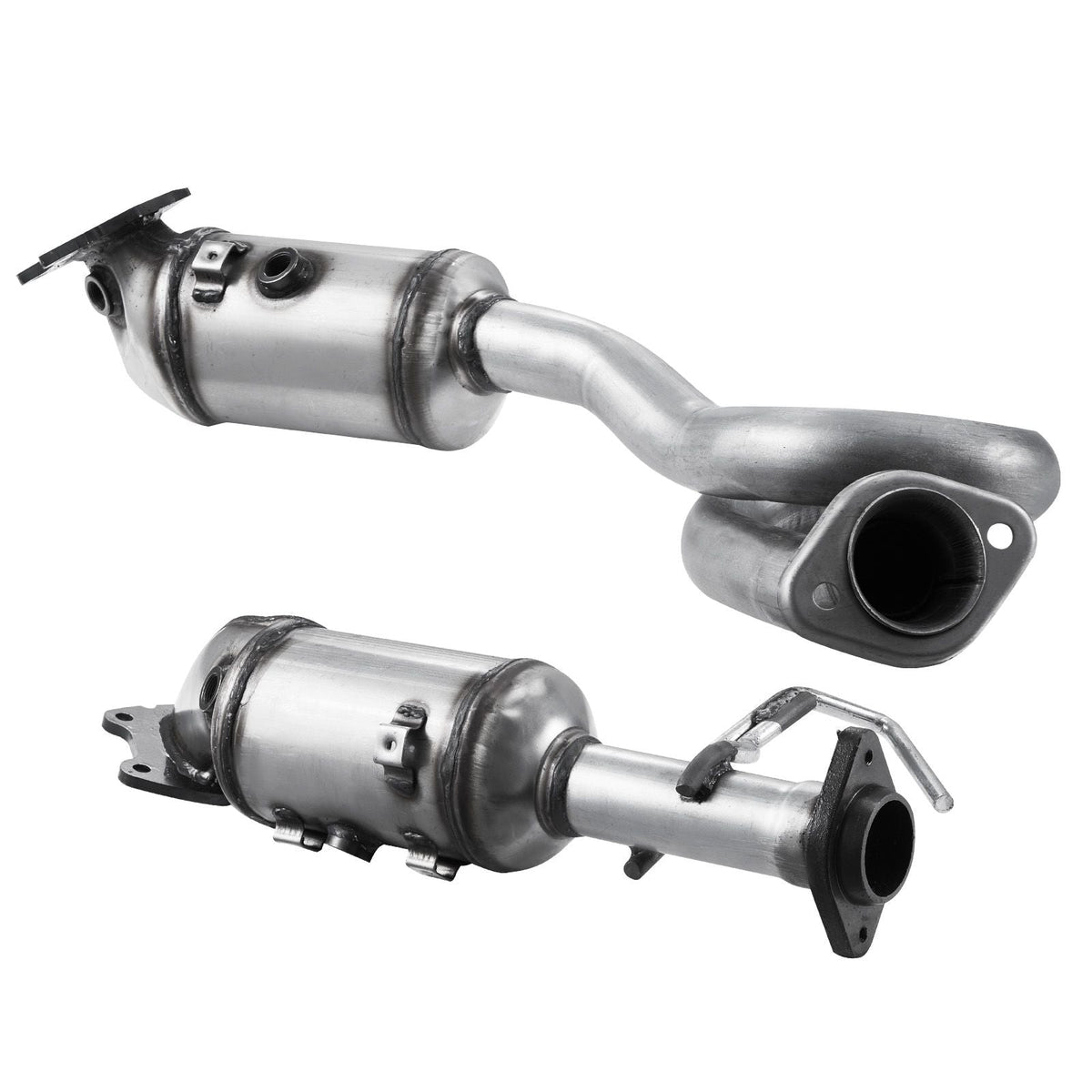 Catalytic Converter, 2 Pack, Compatible with 2012-2017 Jeep Wrangler 3.6L V6, Front, Replacement OE 641511, Stainless Steel Material High Flow Catalytic Converter, for Exhaust Gas Purification