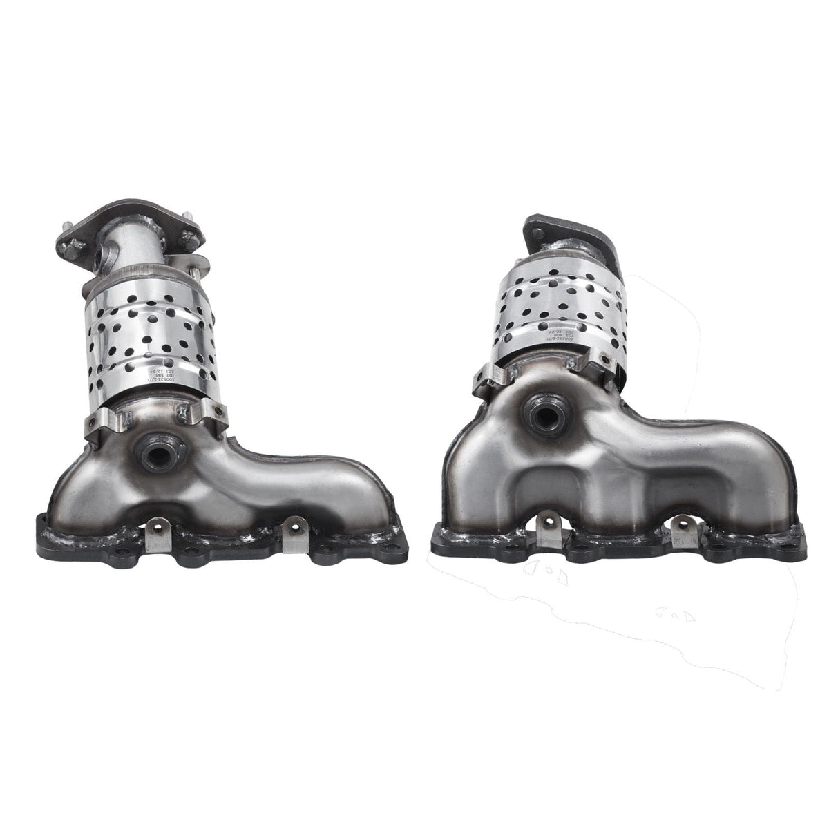 Catalytic Converter, 2 Pack, Compatible with Ford Police Interceptor Sedan Explorer FLEX Police Interceptor Utility Taurus/Lincoln MKS MKT MKZ, 3.5L V6, Front, Left, Right, Replacement OE 30585