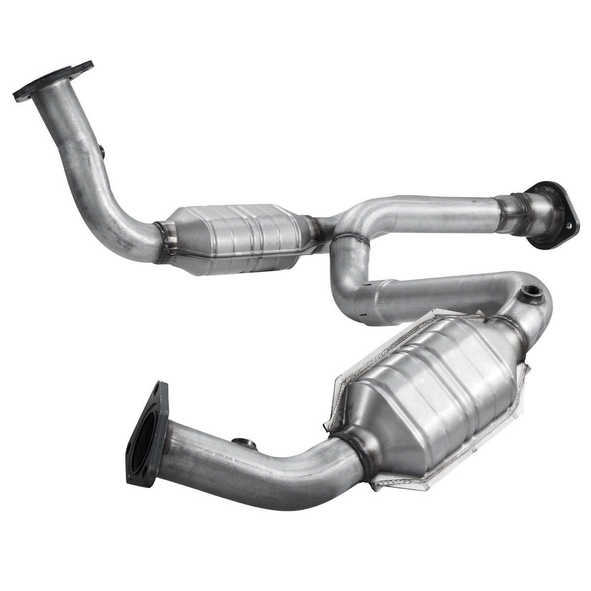 Catalytic Converter, Compatible with Cadillac Escalade/Chevy Avalanche Silverado Suburban Tahoe/GMC Sierra Yukon, 4.3L V6, 4.8L/5.3L V8, Front, Left, Right, Replacement OE 15756278, 50366