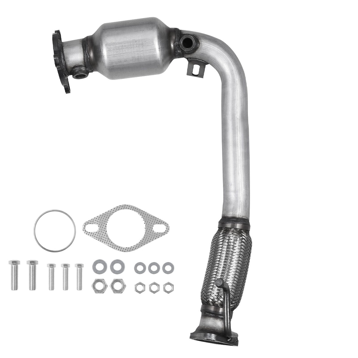 Catalytic Converter, Compatible with Chevrolet Equinox/GMC Terrain/Chevy Captiva Sport, 2.4L L4, Front, Replacement OE 16581 16796, Stainless Steel High Flow, for Exhaust Gas Purification