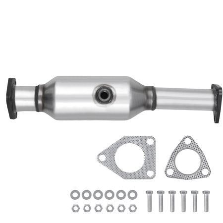 Catalytic Converter, Compatible with Honda Accord 2.4L 2003 2004 2005 2006 2007, 2.4L L4 Engine, Rear, Replacement OE 16299, Stainless Steel Material, for Quick Exhaust Gas Purification
