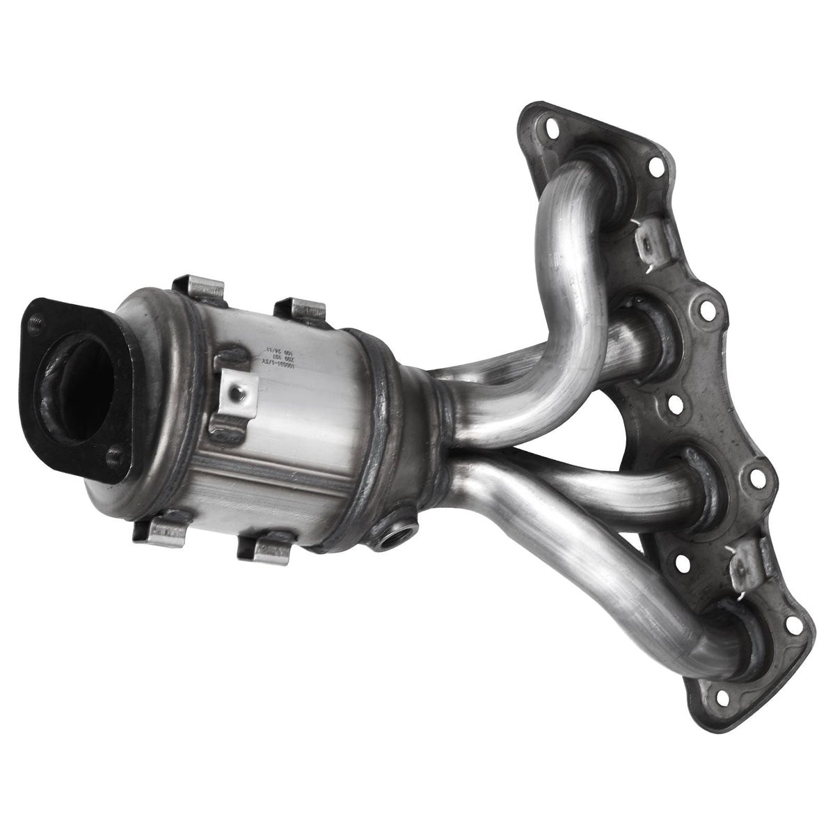 Catalytic Converter, Compatible with Kia Soul Rio/Hyundai Veloster Accent, 1.6L L4, Front, Replacement OE 674-891, 16680, Stainless Steel High Flow Converter, for Exhaust Gas Purification