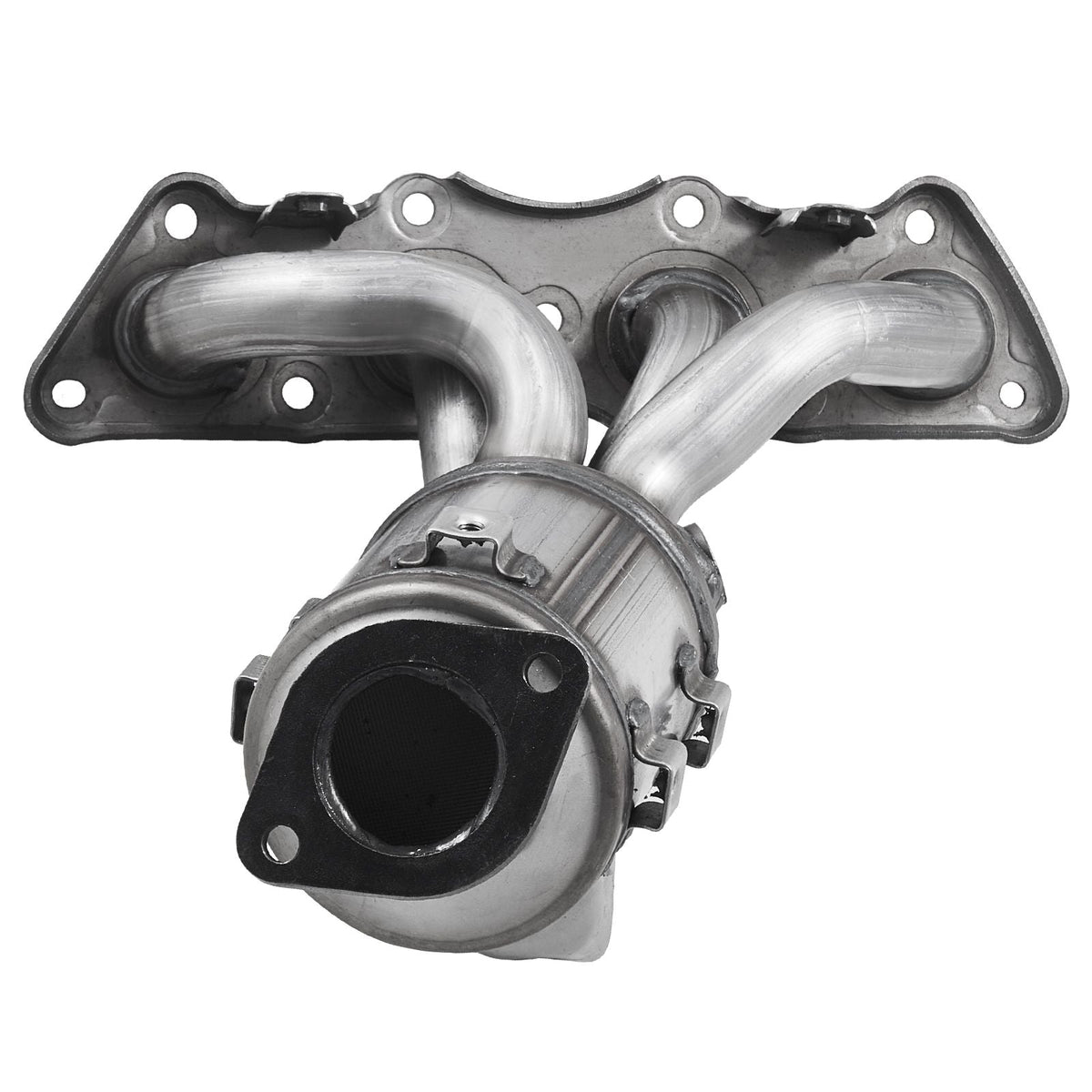 Catalytic Converter, Compatible with Kia Soul Rio/Hyundai Veloster Accent, 1.6L L4, Front, Replacement OE 674-891, 16680, Stainless Steel High Flow Converter, for Exhaust Gas Purification