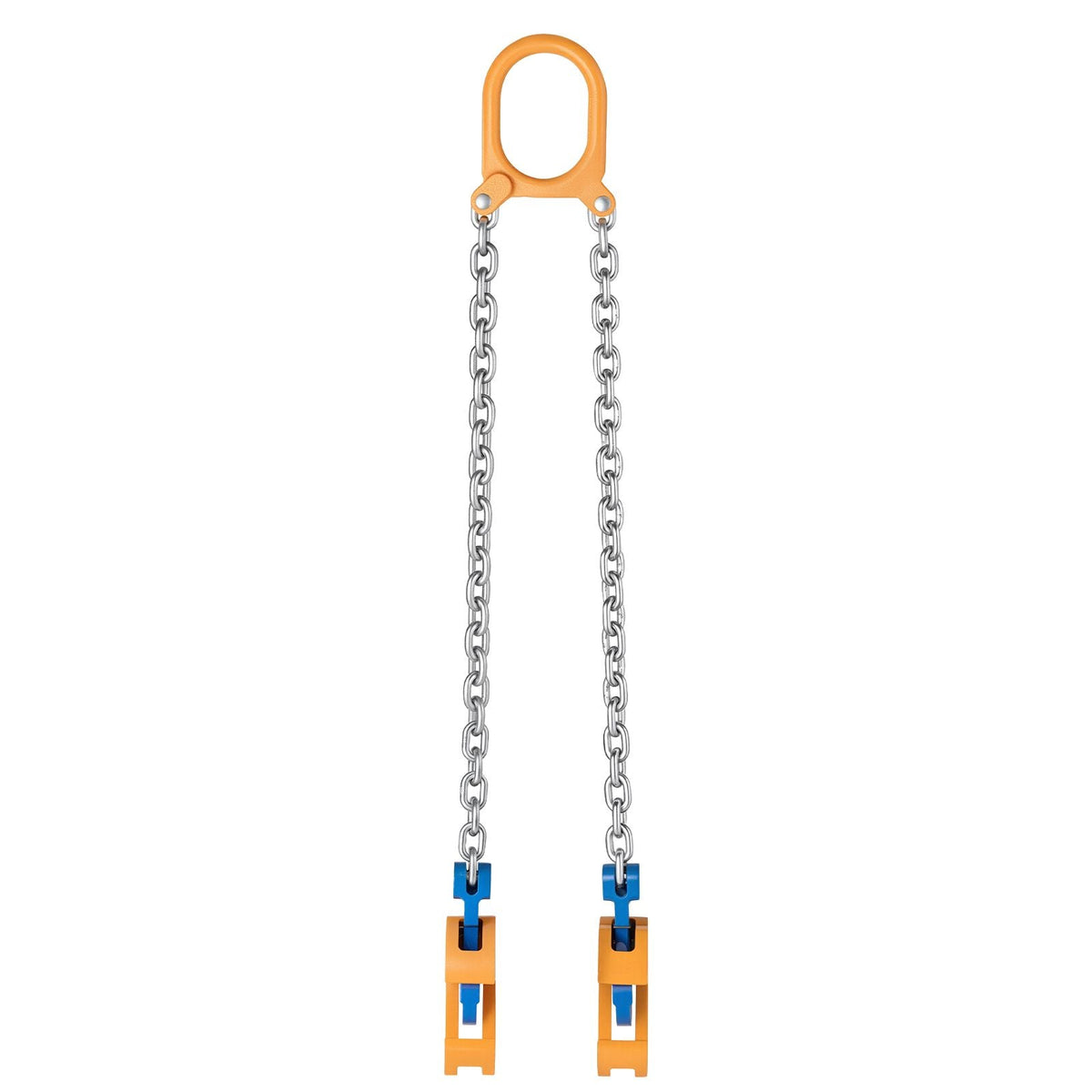 Chain Drum Lifter, G80 Drum Lifting Chain Sling with Thickened Security Hook, 2000LBS Capacity, 1.6ft Long Sturdy Drums Handling Equipment, Carbon Steel Barrel Lifter for Plastic & Metal Drums