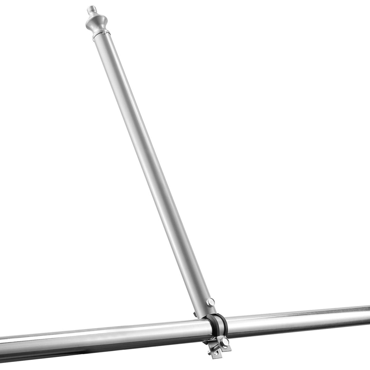 Chain Link Fence Extensions, 18 Packs 27.4" Extension Height, Galvanized Post Extender for 1.3" to 1.5" Top of Fence, U Bracket, Barbed Wire Extend Arm for Privacy, Prevent Dogs Jumping Out