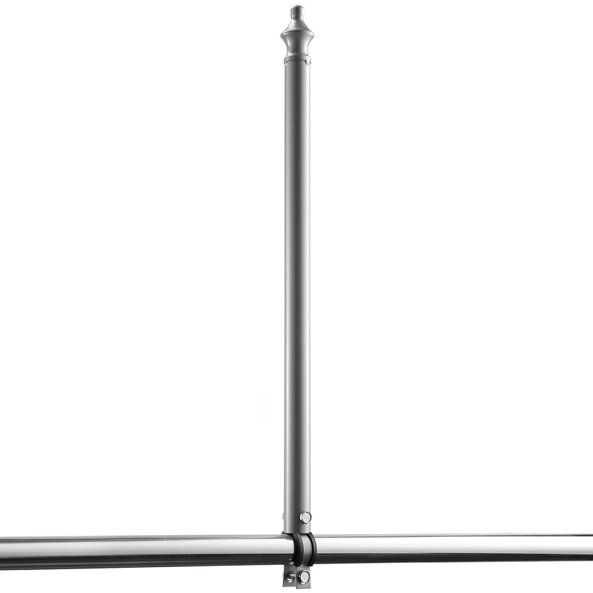 Chain Link Fence Extensions, 18 Packs 27.4" Extension Height, Galvanized Post Extender for 1.3" to 1.5" Top of Fence, U Bracket, Barbed Wire Extend Arm for Privacy, Prevent Dogs Jumping Out