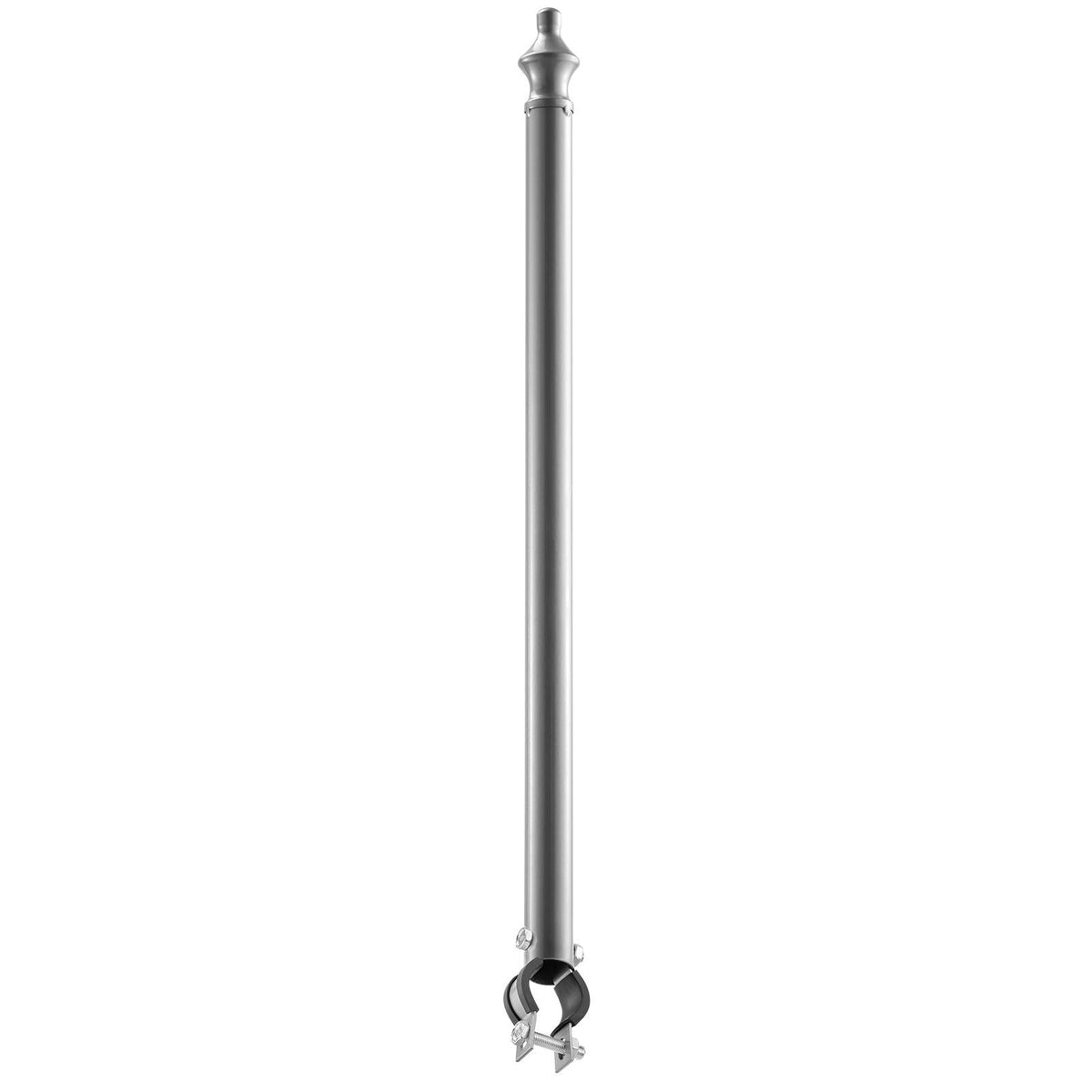 Chain Link Fence Extensions, 18 Packs 27.4" Extension Height, Galvanized Post Extender for 1.3" to 1.5" Top of Fence, U Bracket, Barbed Wire Extend Arm for Privacy, Prevent Dogs Jumping Out