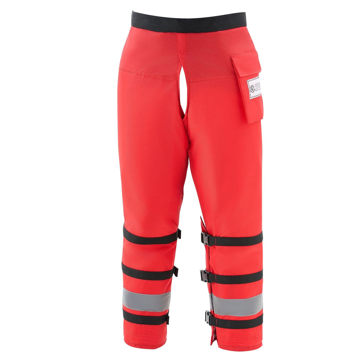 Chainsaw Chaps Wrap, Class D, 8 Layers Wrap Style Chainsaw Pants with Adjustable Belt & Gear Pocket, Chain Saw Chaps for Men/Women, Chainsaw Safety Equipment for Loggers Forest Workers, Large