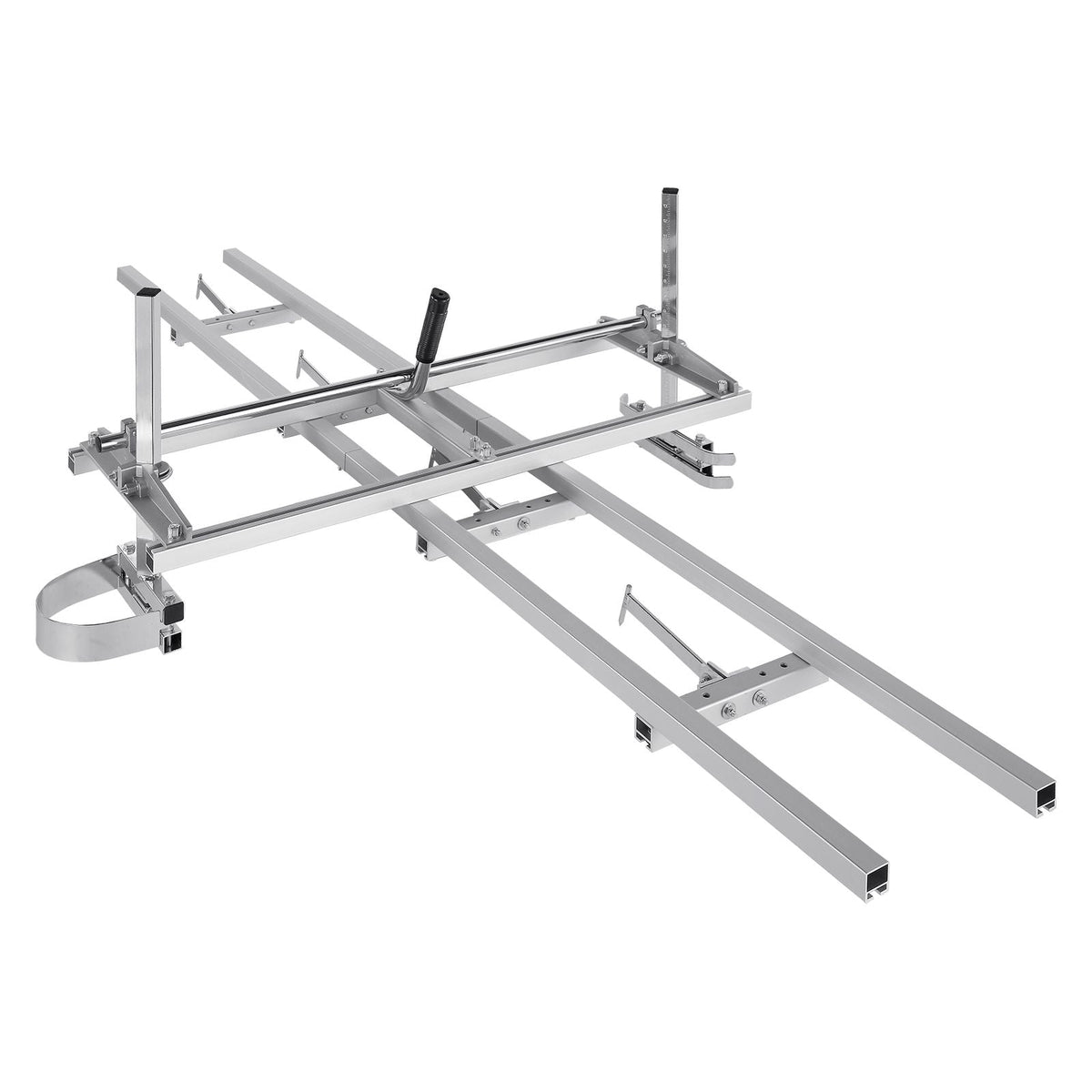 Chainsaw Mill and Rail Mill Guide System, Portable Sawmill 14"-36" Guide Bar, 9ft Aluminum Saw Milling Rail Guide with Chainsaw Planking Mill for Woodworkers and Carpenters