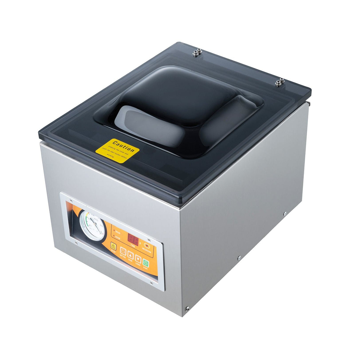 Chamber Vacuum Sealer, 260W Sealing Power, Vacuum Packing Machine for Wet Foods, Meats, Marinades and More, Compact Size with 10.2 in Sealing Length, Applied in Home Kitchen