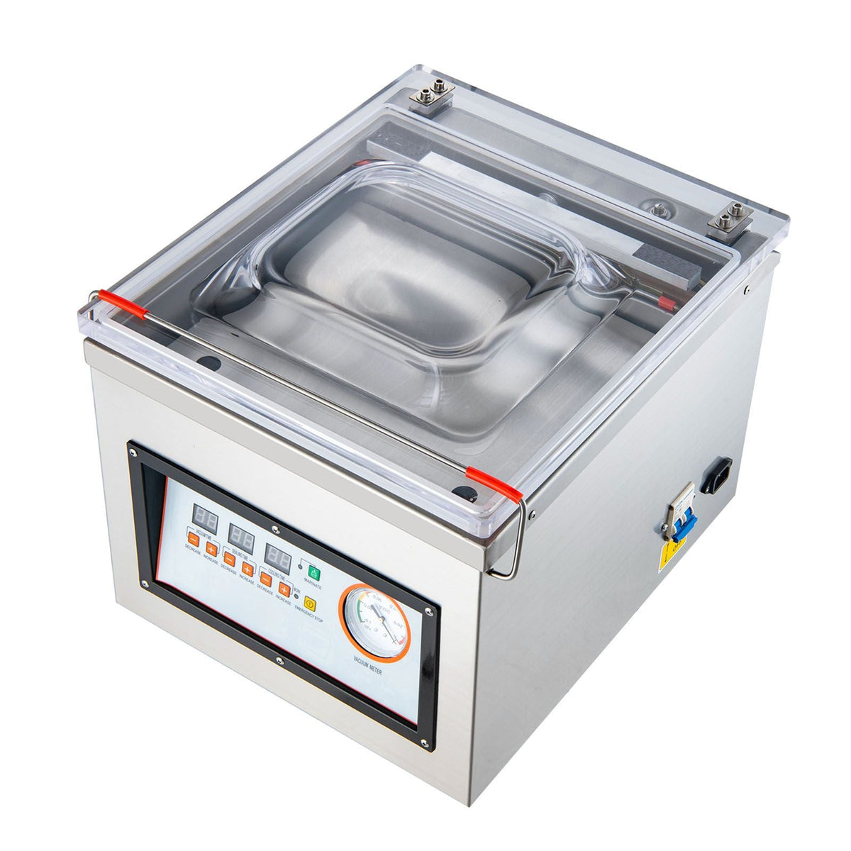 Chamber Vacuum Sealer, 320W Sealing Power, Vacuum Packing Machine for Wet Foods, Meats, Marinades and More, Compact Size with 12.6 in Sealing Length, Applied in Home Kitchen and Commercial Use