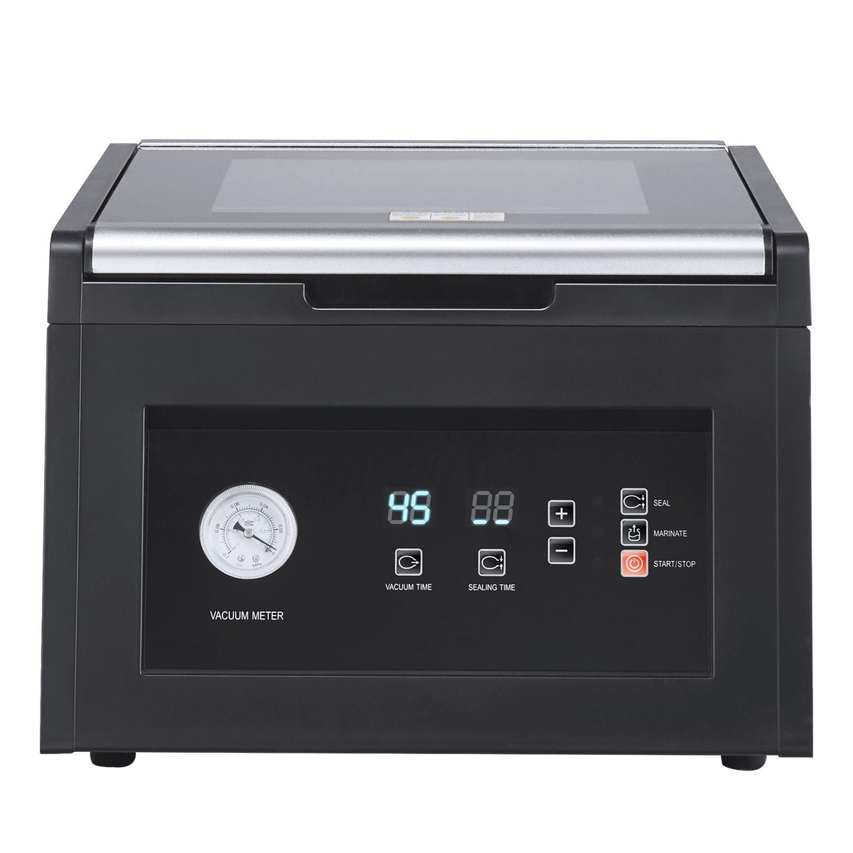 Chamber Vacuum Sealer, 380W Vacuum Pump Power, Sealing Bag Packing Machine for Wet Foods, Meat, Compact Design with 11.5 in Sealing Length, Ideal Commercial Sealer for Professional and Home Use
