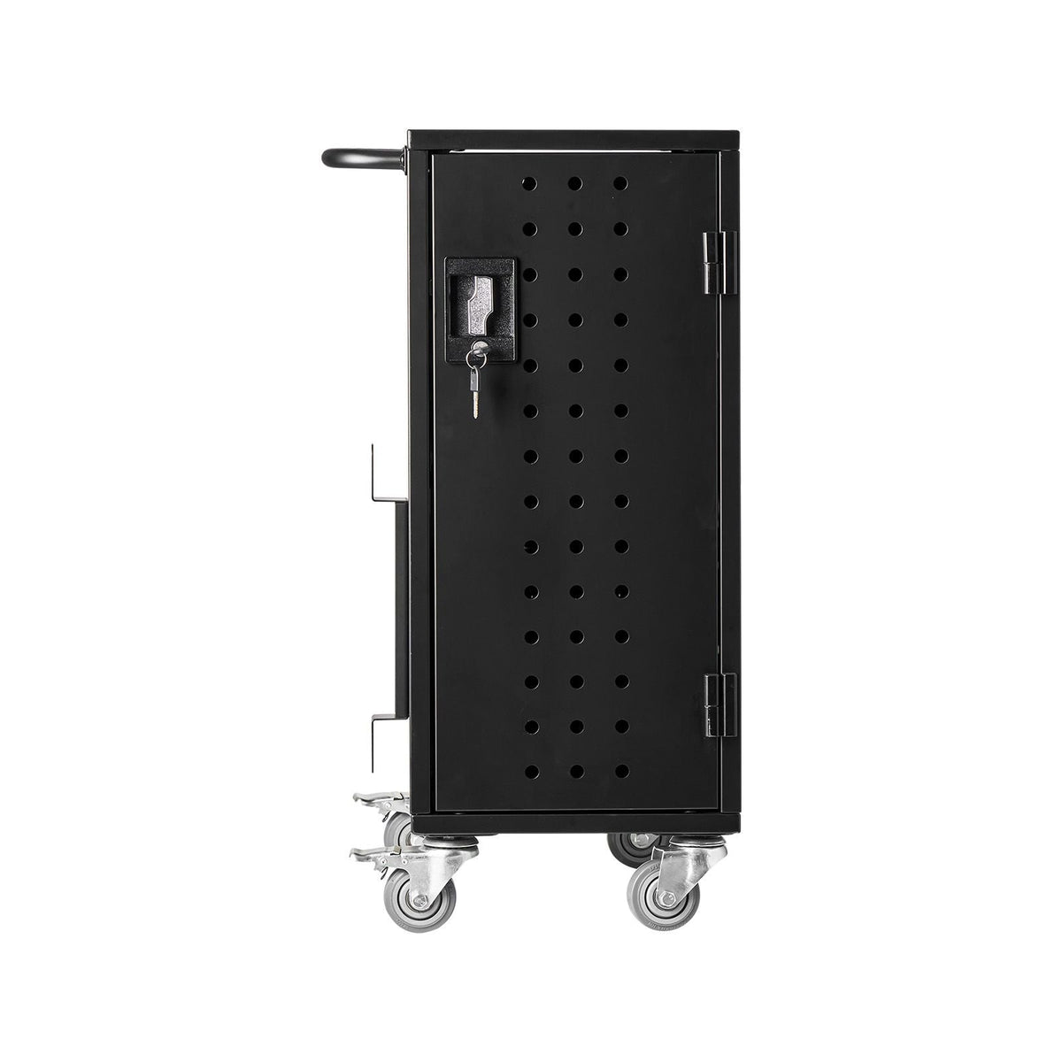 Charging Cart, 16 Device Mobile Charging Station, Up to 15.6 in Screen Size, Office and Classroom Mobile Charging Cart, for Chromebook, Tablet and Laptop